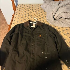 Vintage Carhartt Men's Black Field Jacket XXL